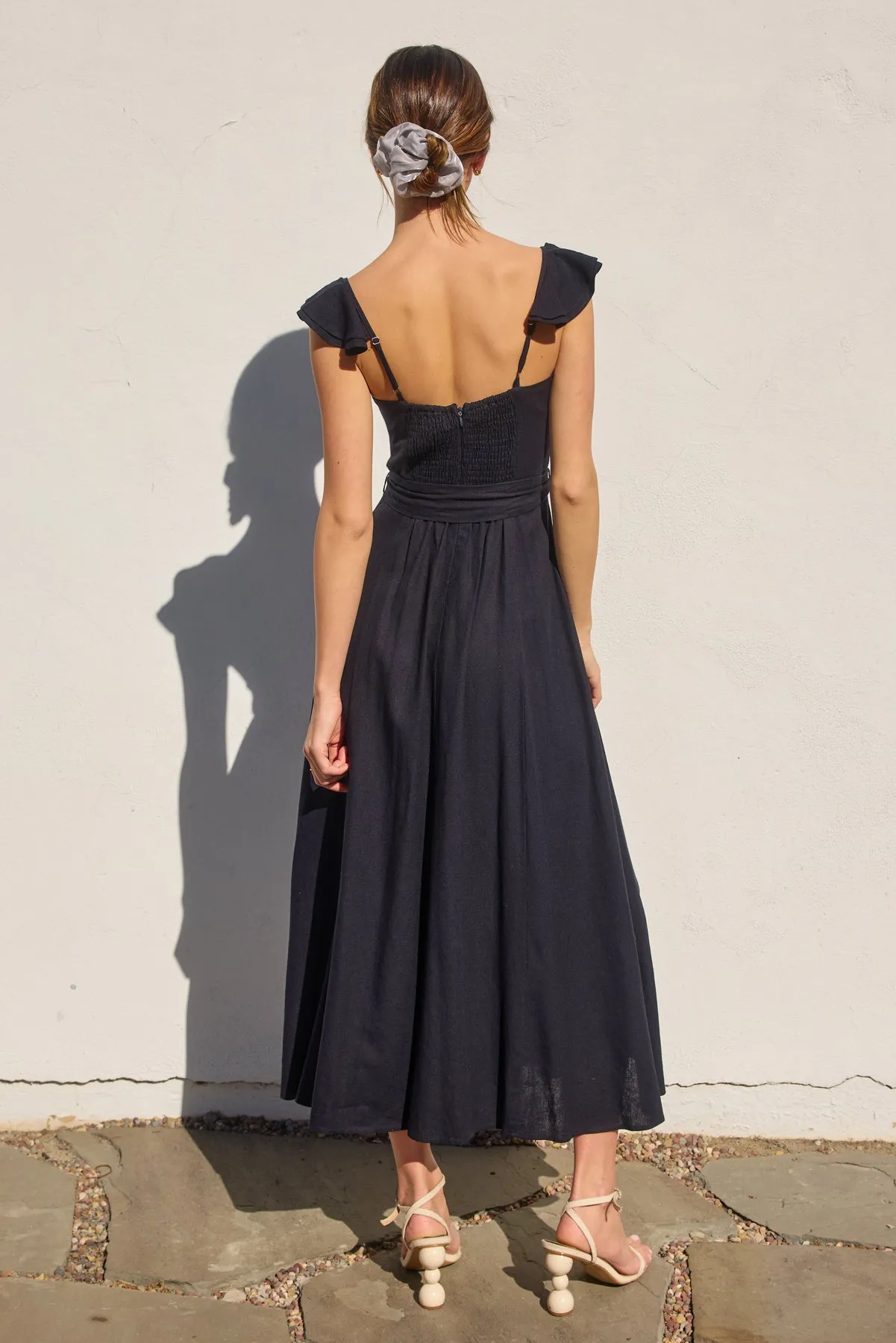 Elodie Flutter Maxi Dress