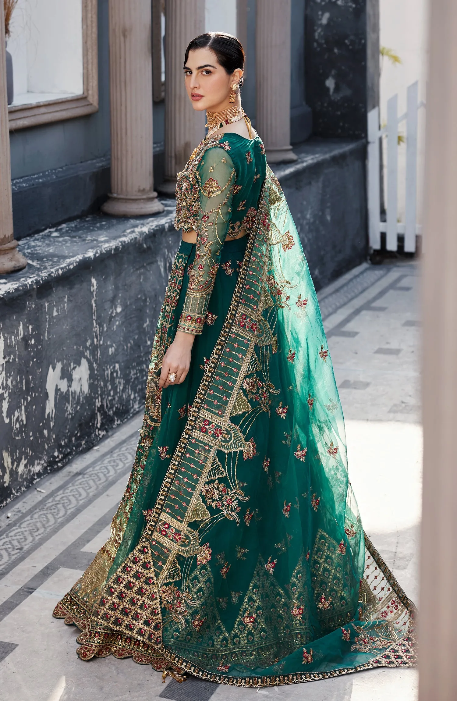 EMAAN ADEEL | Nawabzadi Embroidered '24 | LALEENA