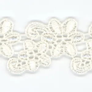 Embroidered Chemical Lace #00 Off White