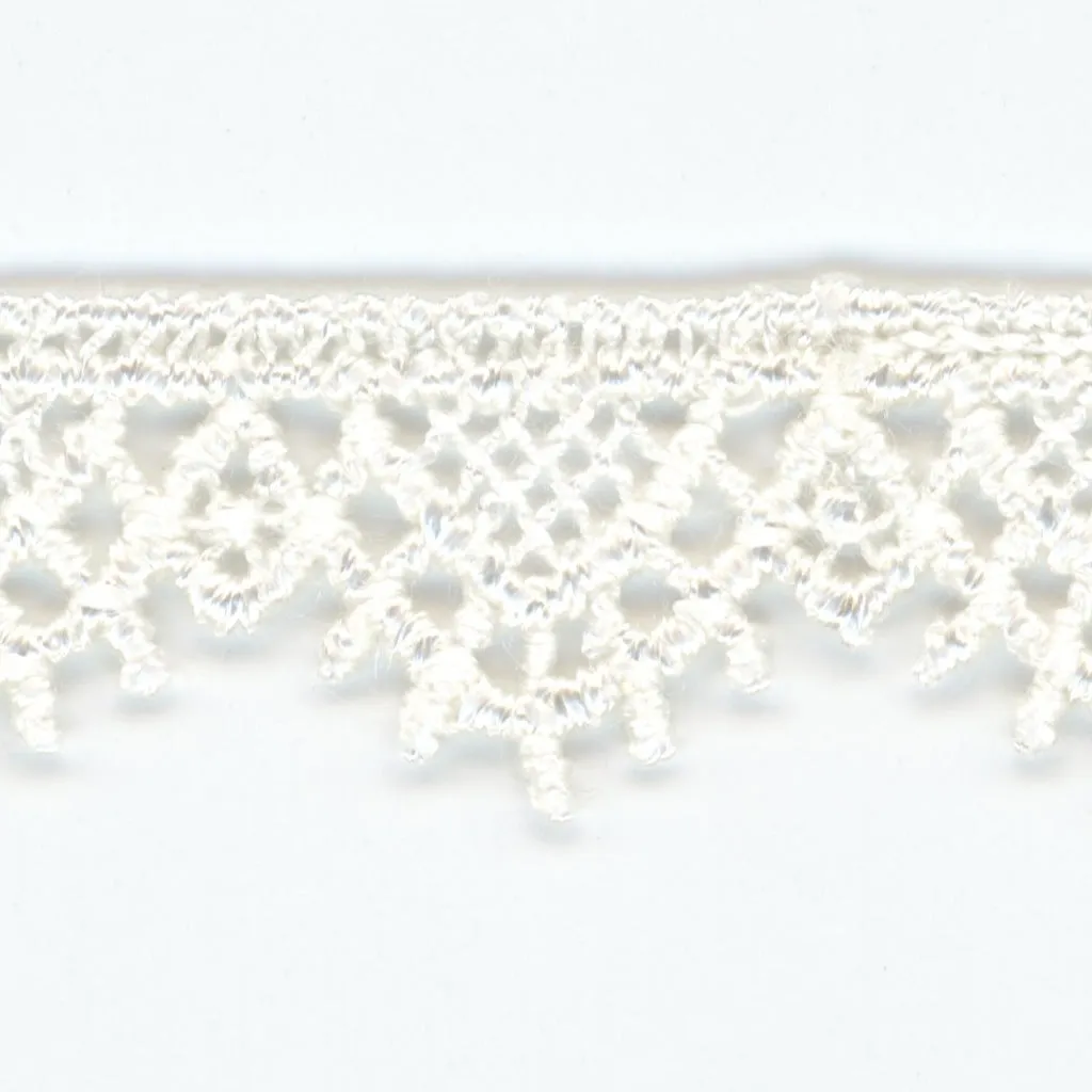 Embroidered Chemical Lace #00 Off White