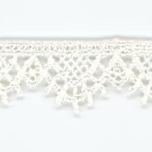 Embroidered Chemical Lace #00 Off White
