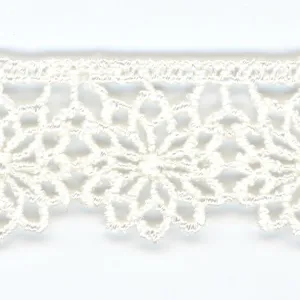 Embroidered Chemical Lace #00 Off White