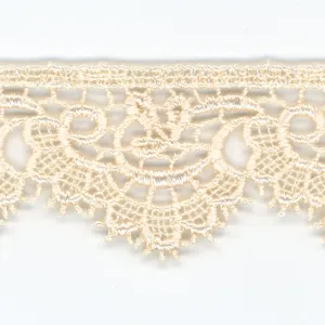 Embroidered Chemical Lace #158 Milk