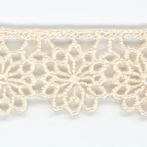 Embroidered Chemical Lace #158 Milk