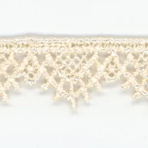 Embroidered Chemical Lace #158 Milk