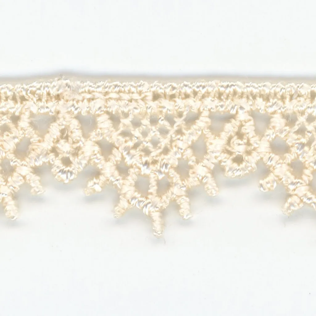 Embroidered Chemical Lace #158 Milk