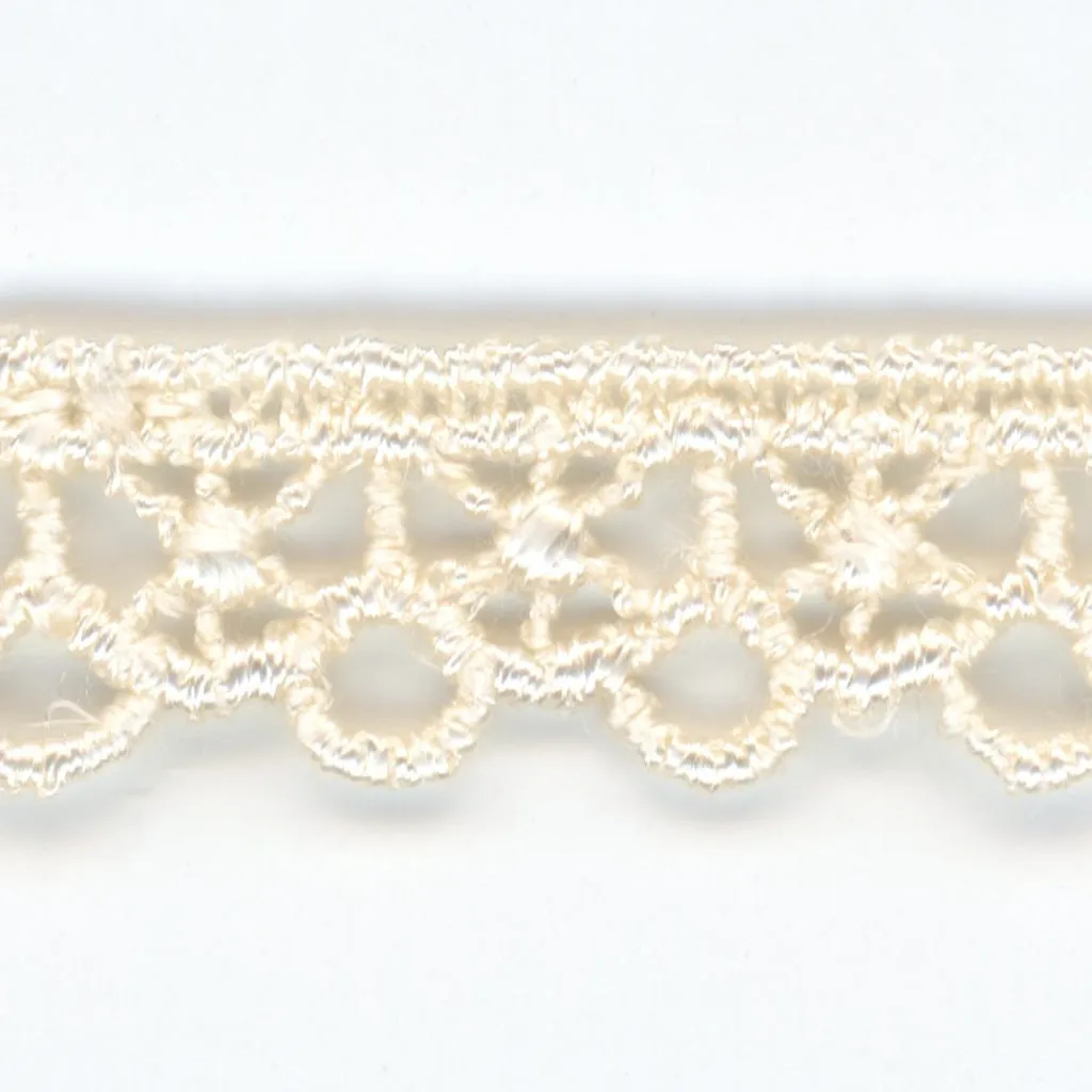 Embroidered Chemical Lace #158 Milk