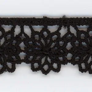 Embroidered Chemical Lace #50 Black