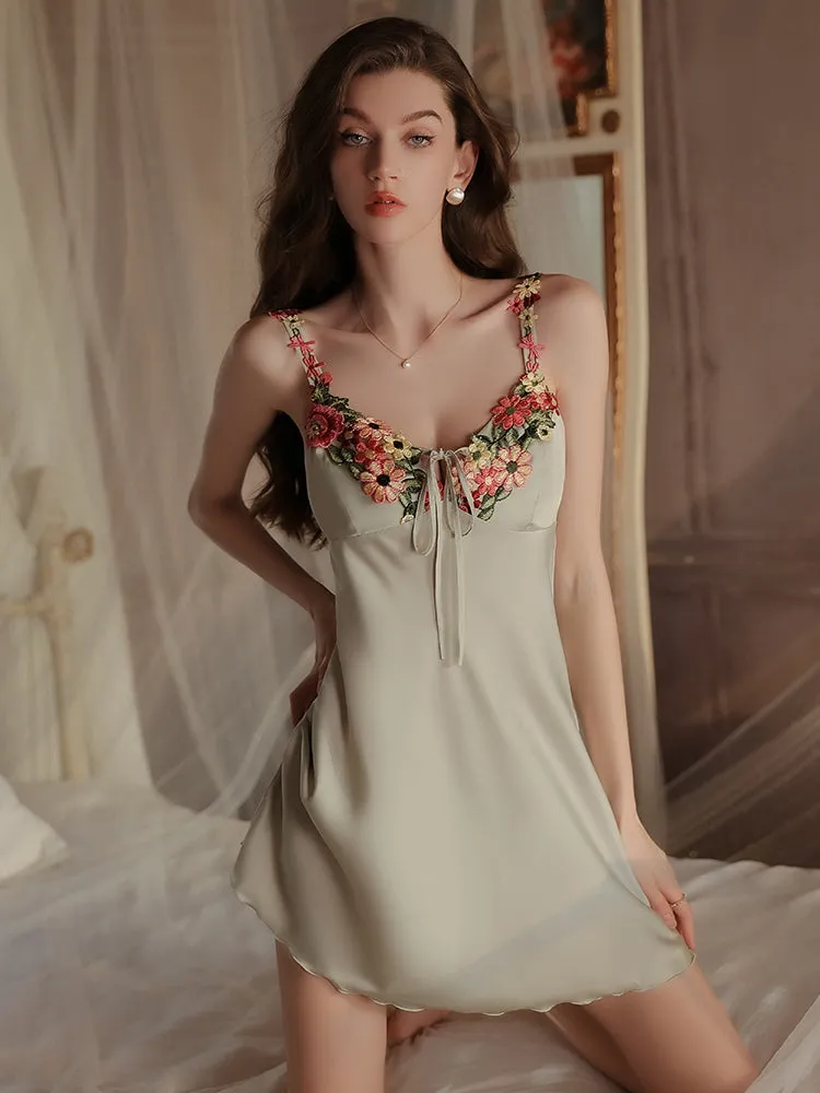 Embroidered Floral Dress