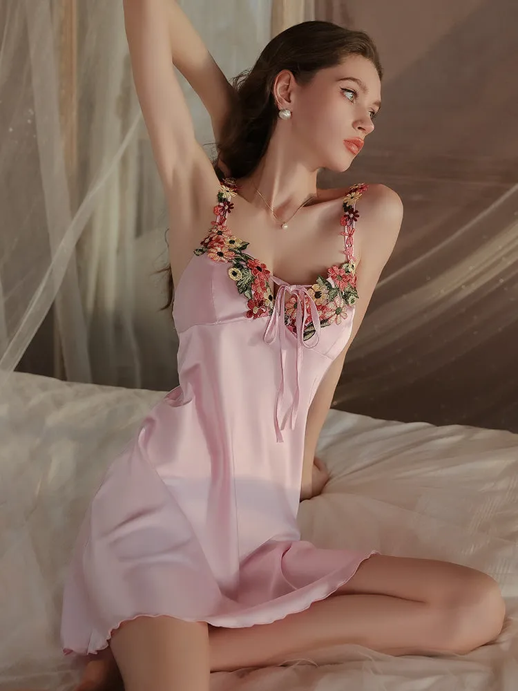 Embroidered Floral Dress
