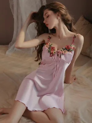 Embroidered Floral Dress