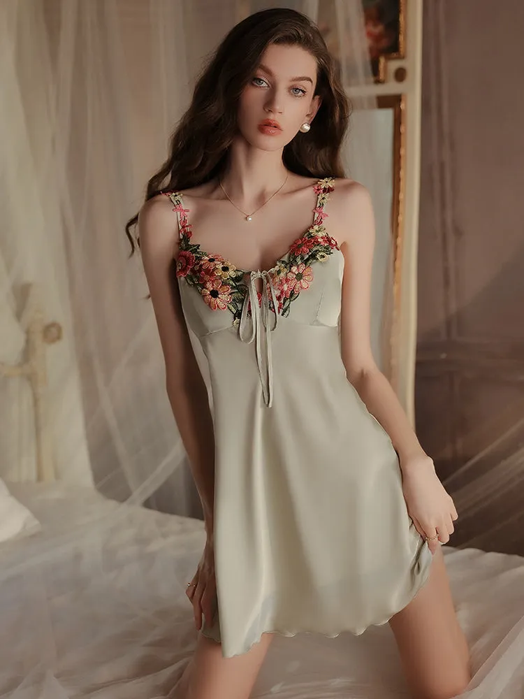 Embroidered Floral Dress