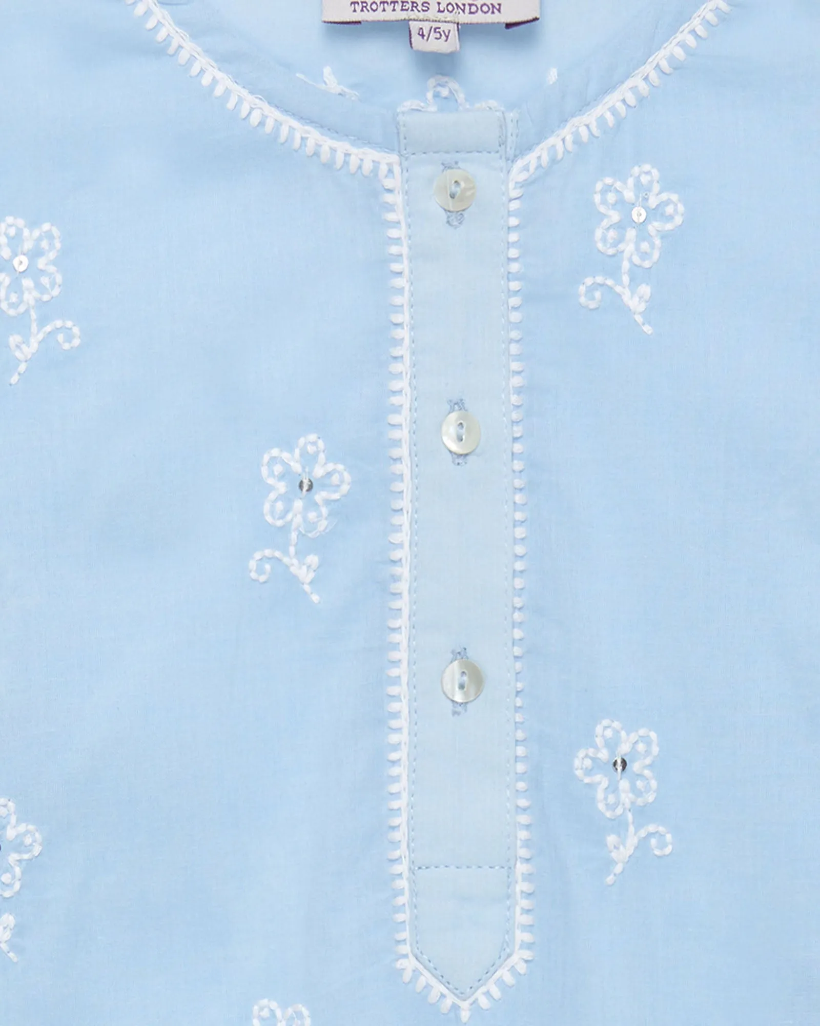 Embroidered Flower Kaftan