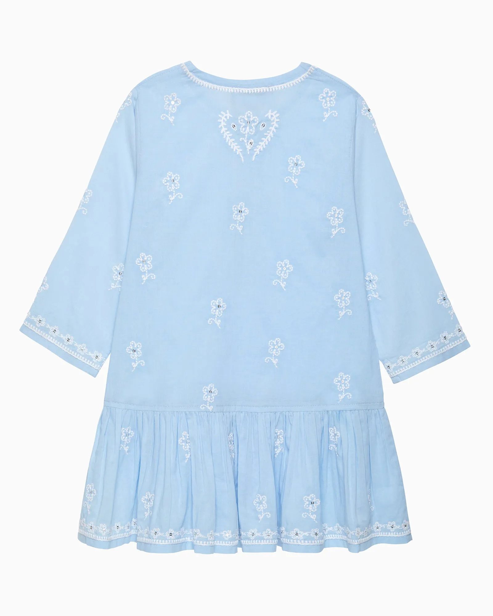 Embroidered Flower Kaftan