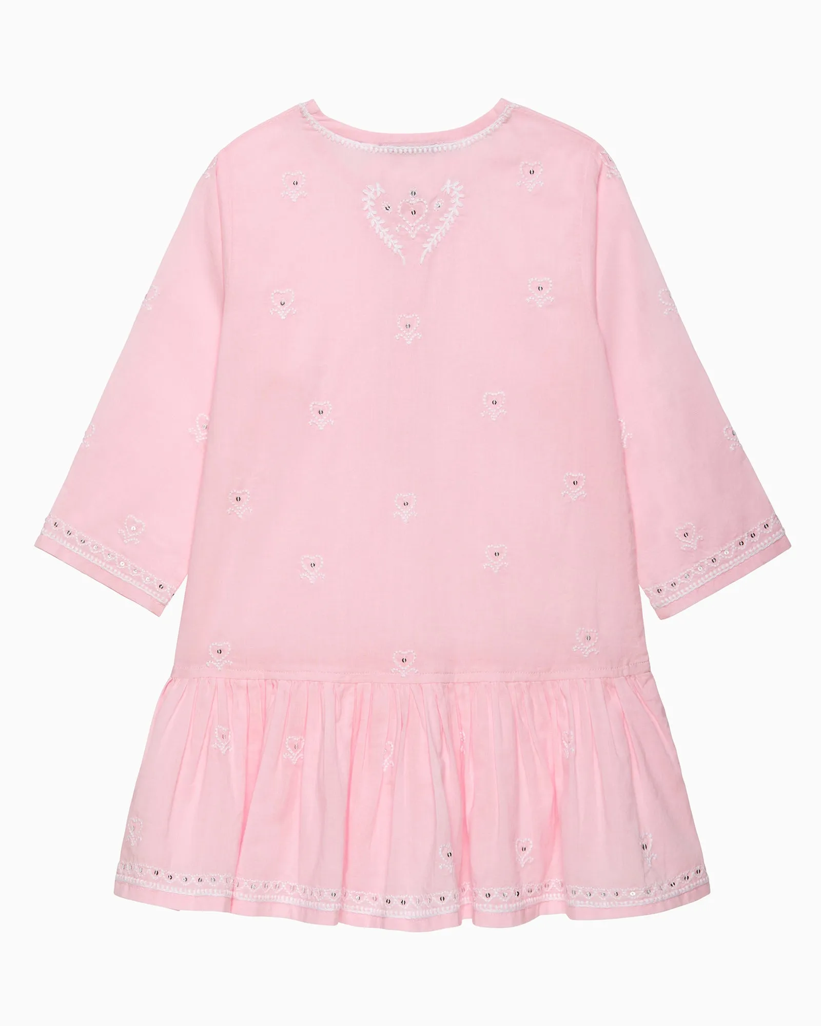 Embroidered Heart Kaftan