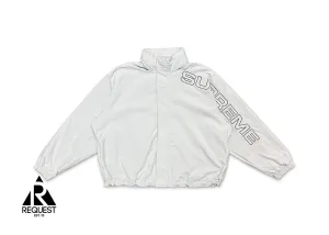 Embroidered Logo Track Jacket "Grey"