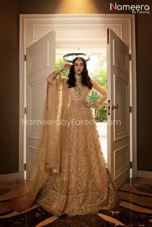 Embroidered Maxi Dress Pakistani for Party 2021 #BP199