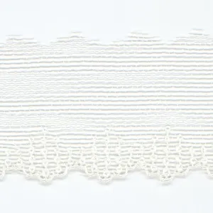 Embroidered Tulle Lace #00 Off White
