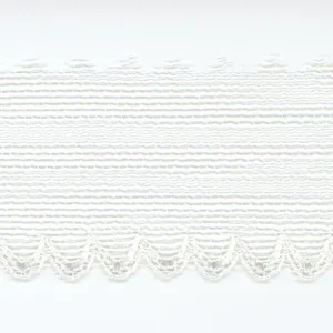Embroidered Tulle Lace #00 Off White