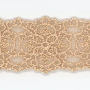 Embroidered Tulle Lace #10 Coconut