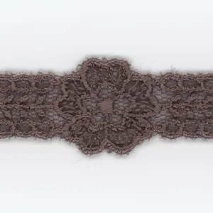 Embroidered Tulle Lace #141 Dark Plum