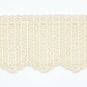 Embroidered Tulle Lace #158 Milk