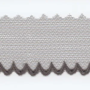 Embroidered Tulle Lace #159 Medium Gray