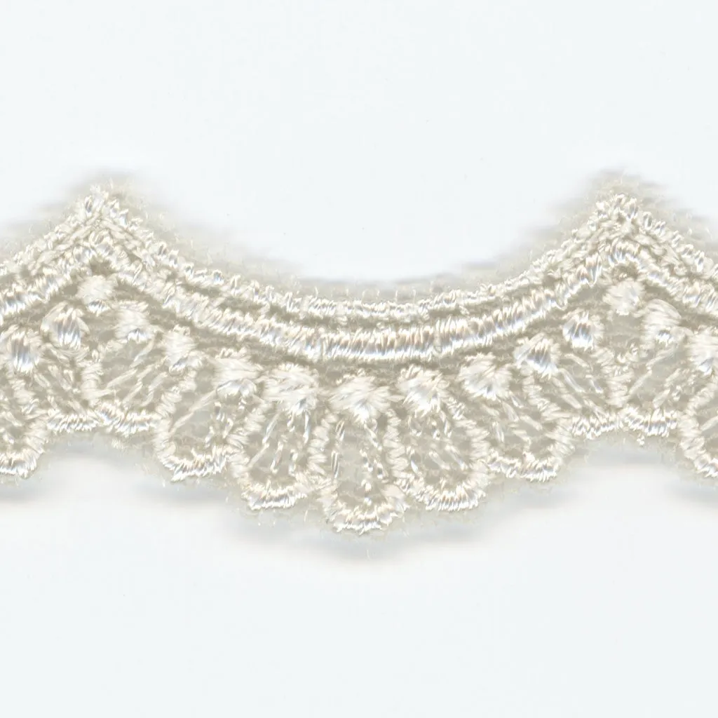 Embroidered Tulle Lace #48 Silver