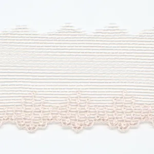 Embroidered Tulle Lace #60 Marshmallow Pink