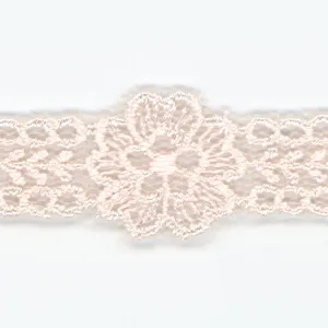 Embroidered Tulle Lace #60 Marshmallow Pink