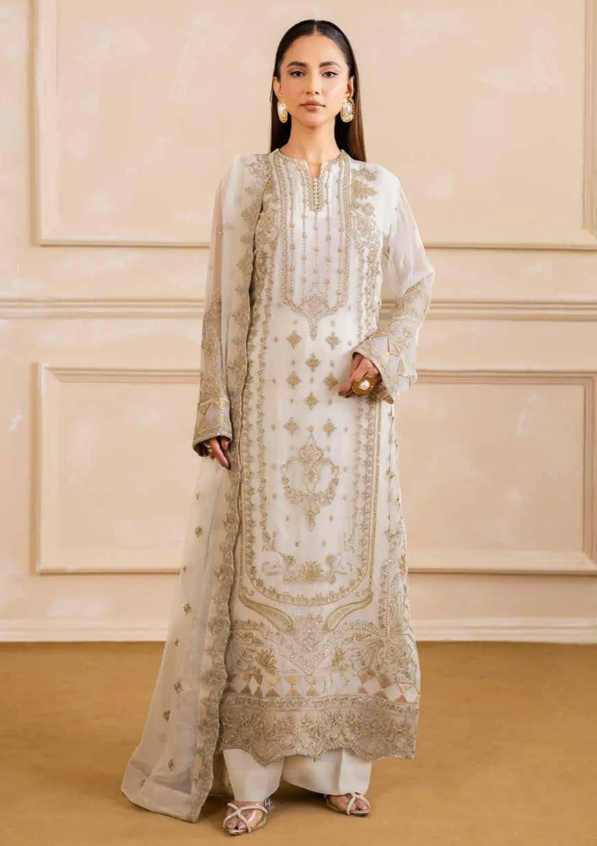 Emira By Freesia Luxury Embroidered Unstitched 3pcs