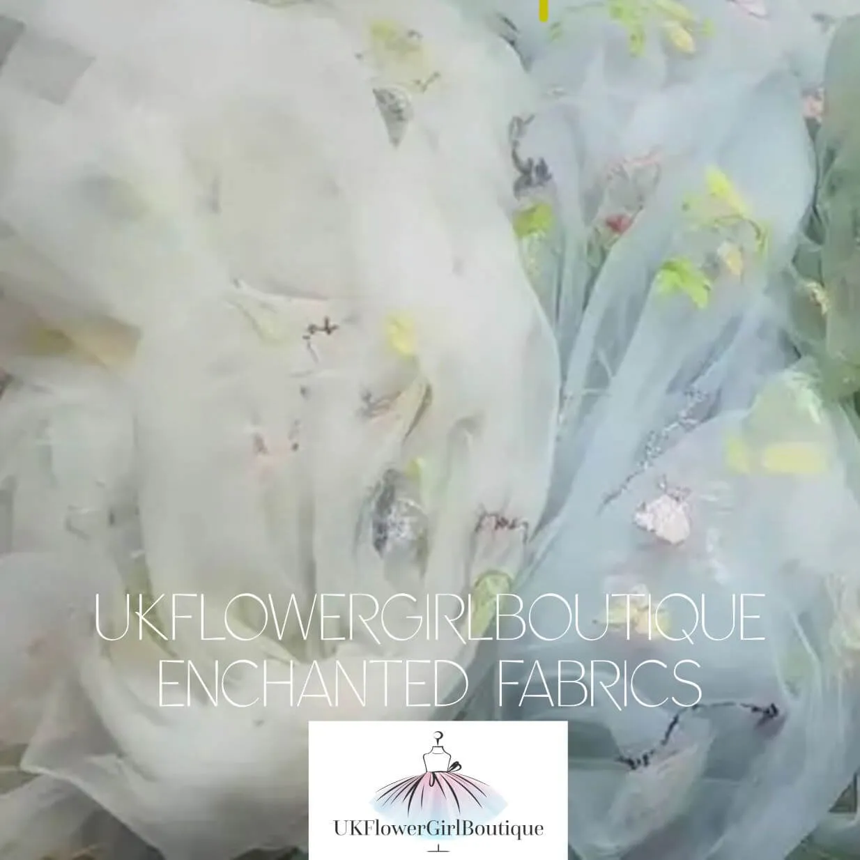 Enchanted Angel Dress - Embroidered Ivory Tulle