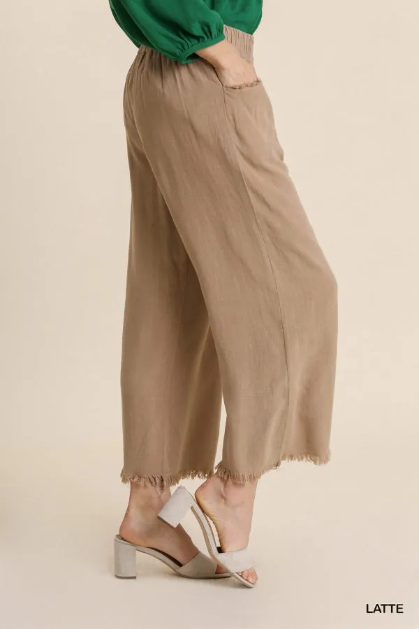 Endless Wear Wide Leg Pants-2 Colors Available in Small-2X