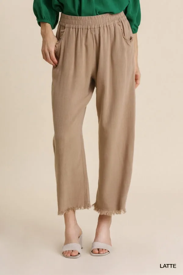 Endless Wear Wide Leg Pants-2 Colors Available in Small-2X