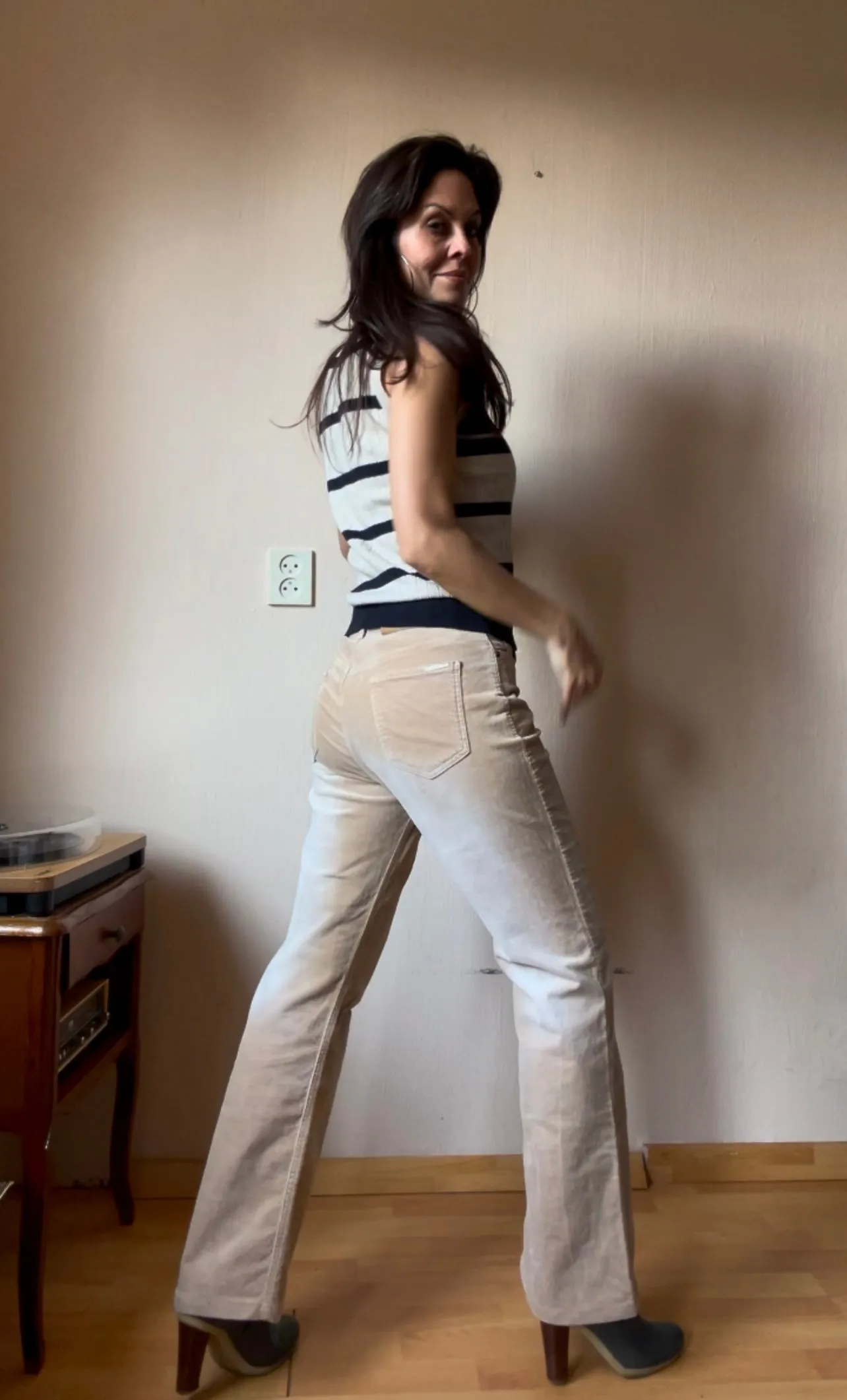 Escada corduroy pants