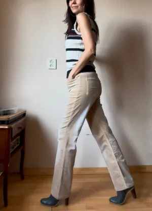 Escada corduroy pants