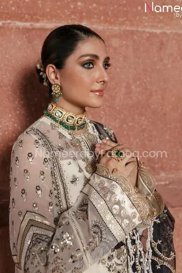Ethereal White Dress Pakistani for Wedding Party #PF205