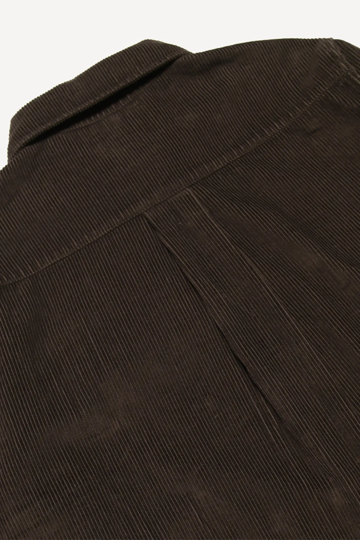 Evans Overshirt Slate Brown Corduroy