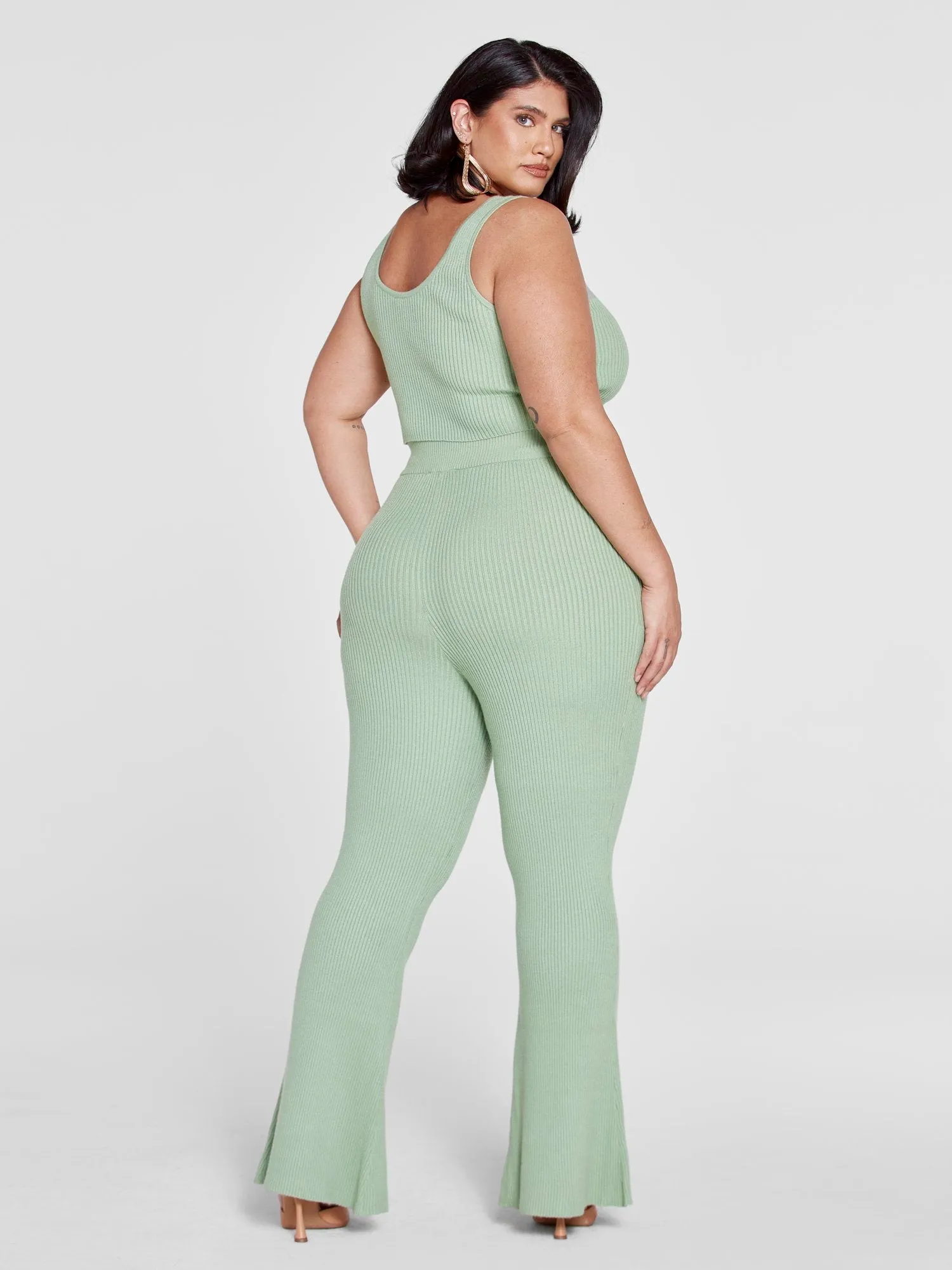 Fashion To Figure - Cordelia Ribbed Knit Pants - Gabi Fresh x FTF