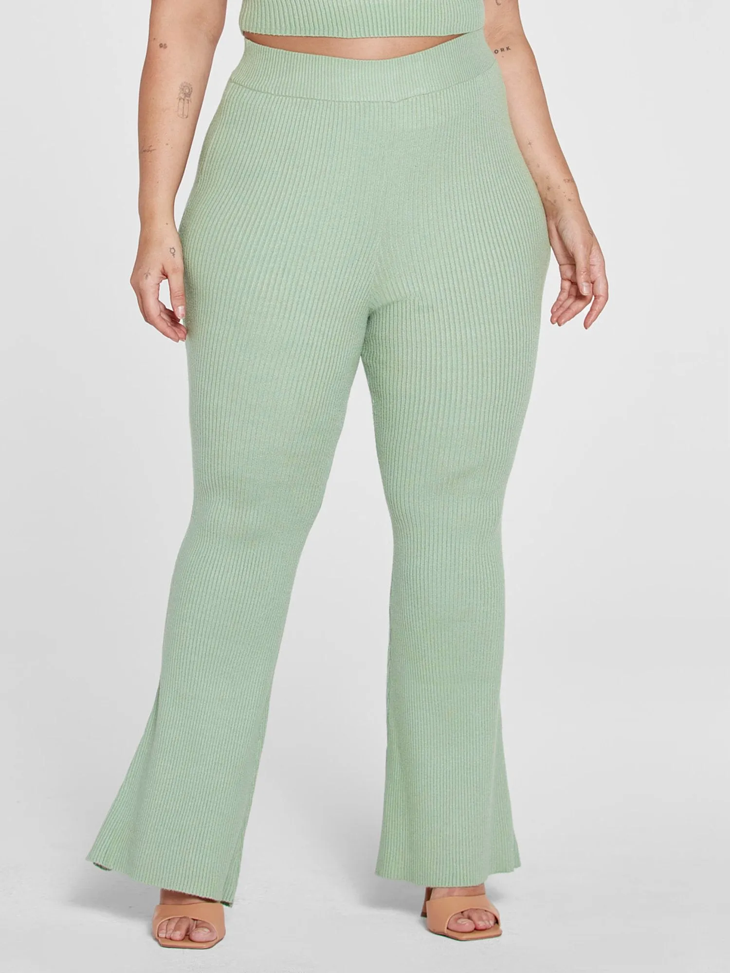 Fashion To Figure - Cordelia Ribbed Knit Pants - Gabi Fresh x FTF