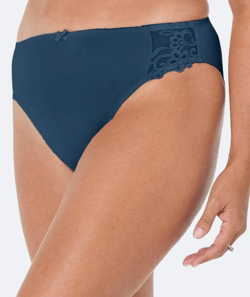 Fayreform Coral High Cut Brief - Reflecting Pond