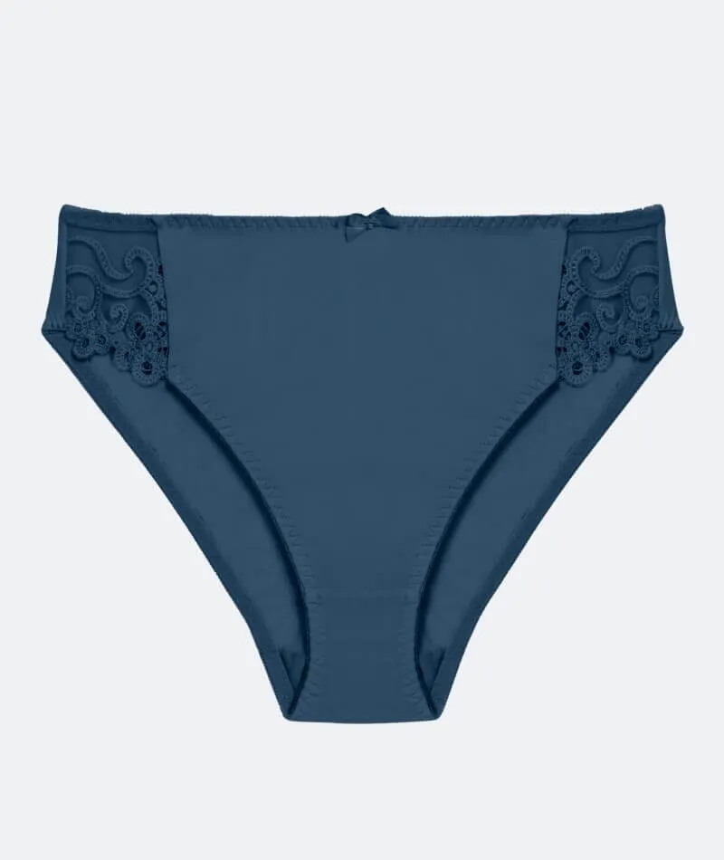 Fayreform Coral High Cut Brief - Reflecting Pond