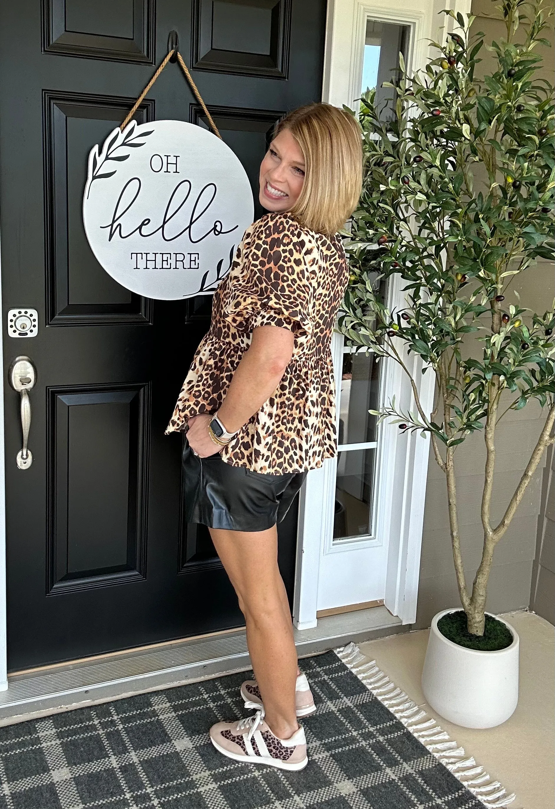 Fearless Leopard Top