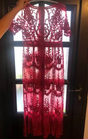 Female Lace Maxi Sexy Beach Dress