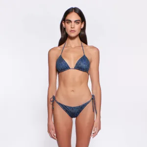 Fifi Printed Bikini Top