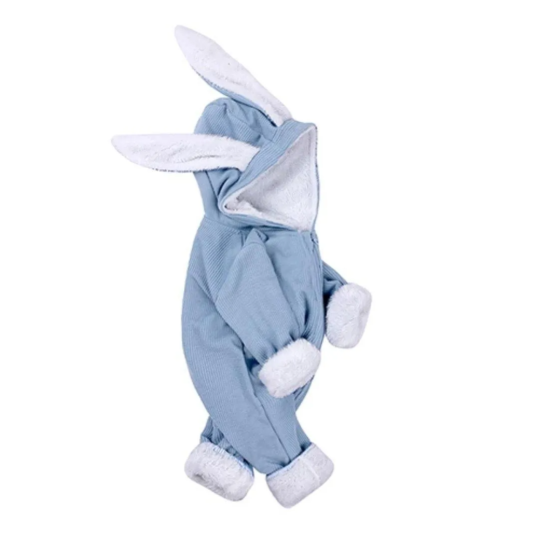 Fleece Bunny Ear Romper