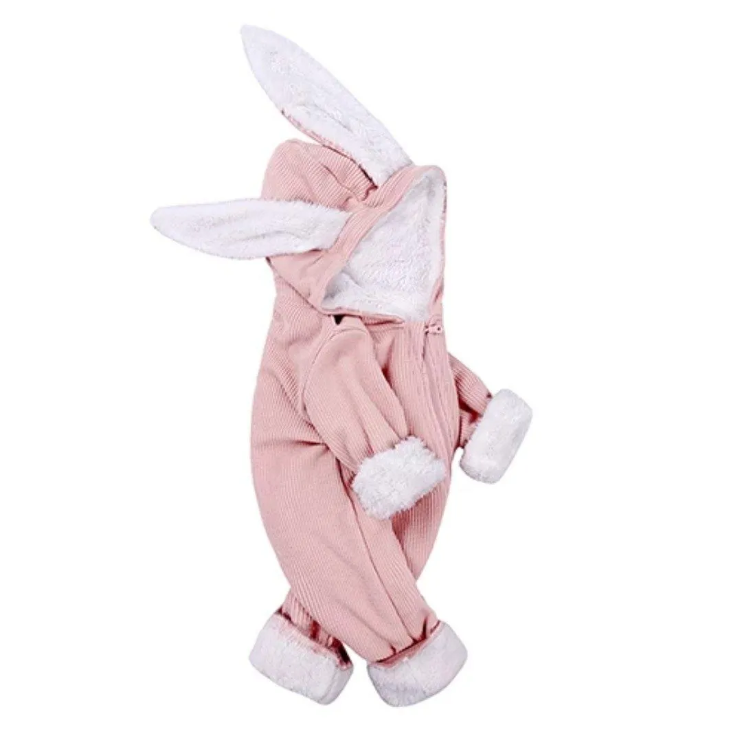 Fleece Bunny Ear Romper