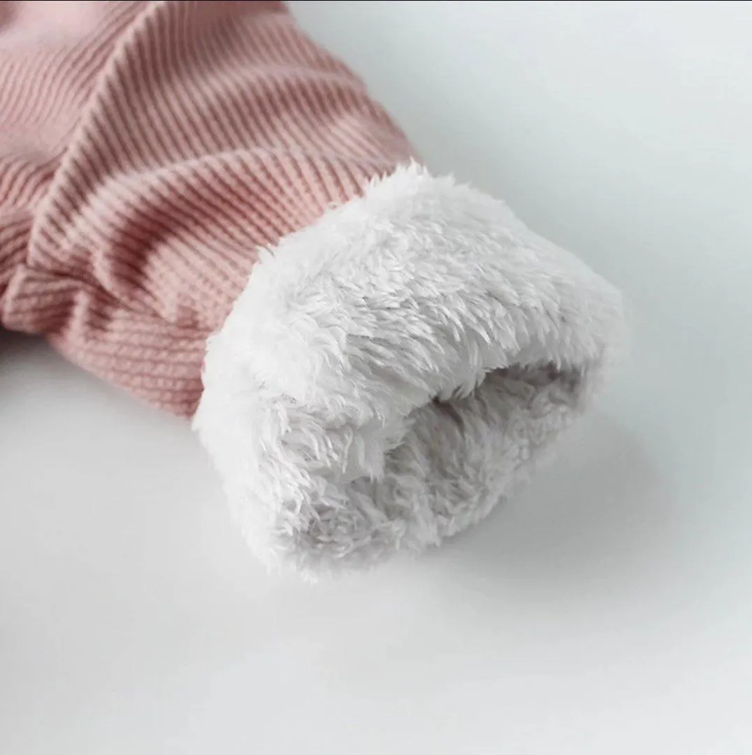 Fleece Bunny Ear Romper