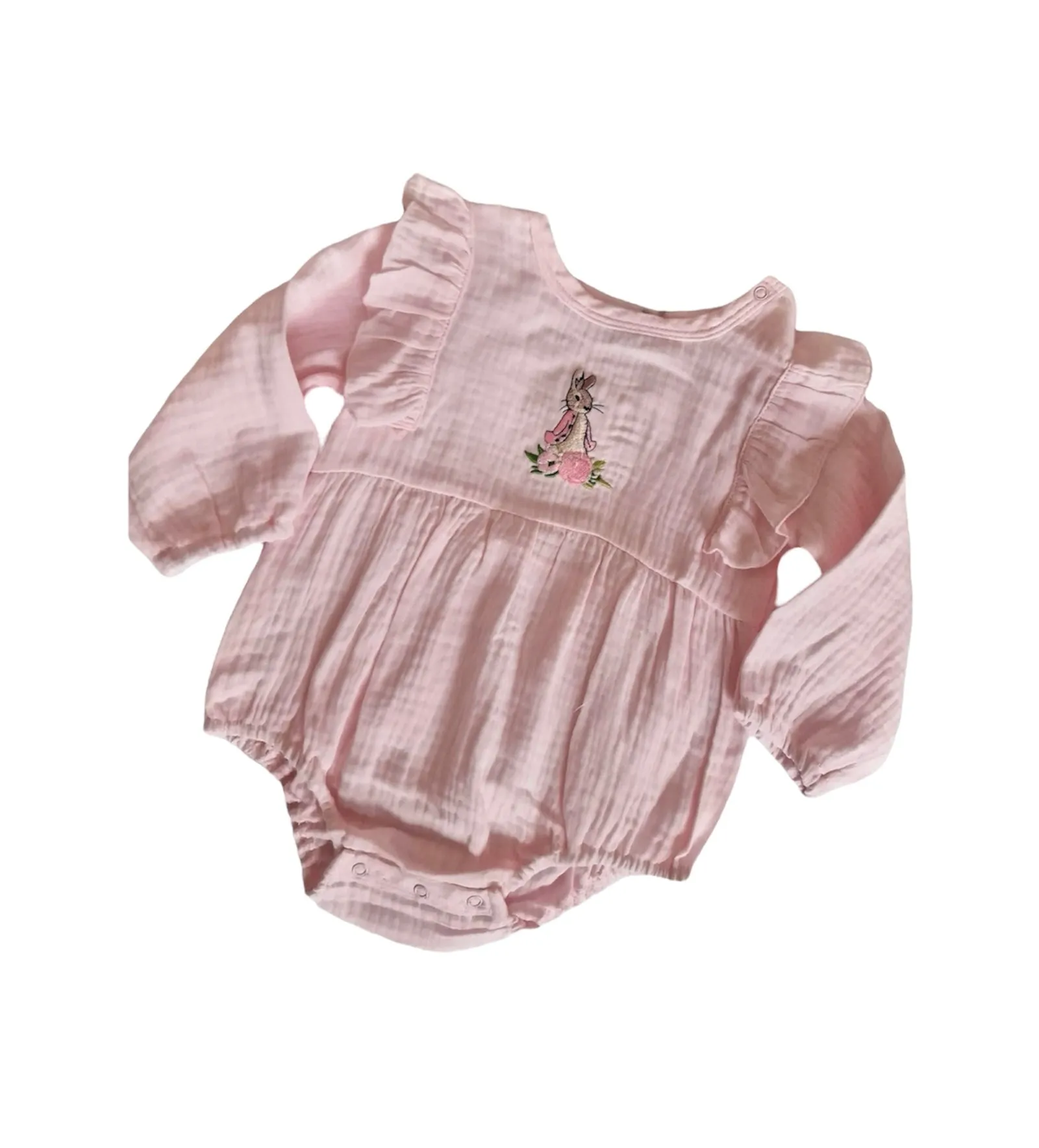 Flopsy Bunny Baby Girls Pink Body Suit