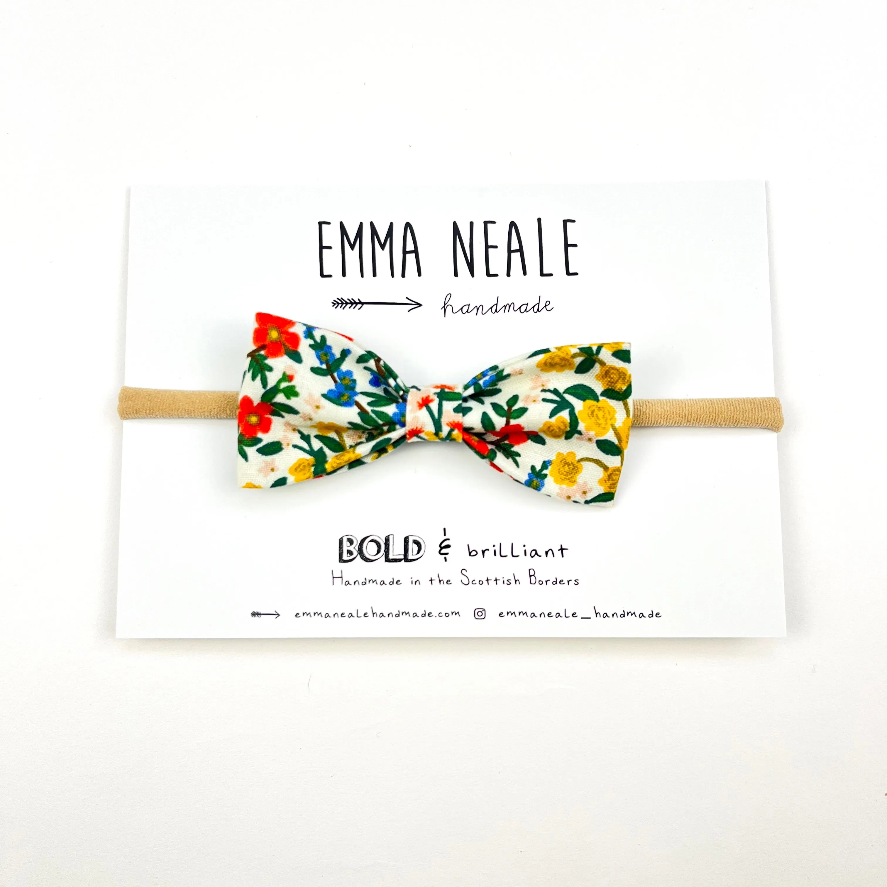 FLORA RUBY BOW HEADBAND